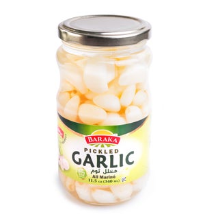 Garlic Pickles in jar "Baraka" 320 mL x 12